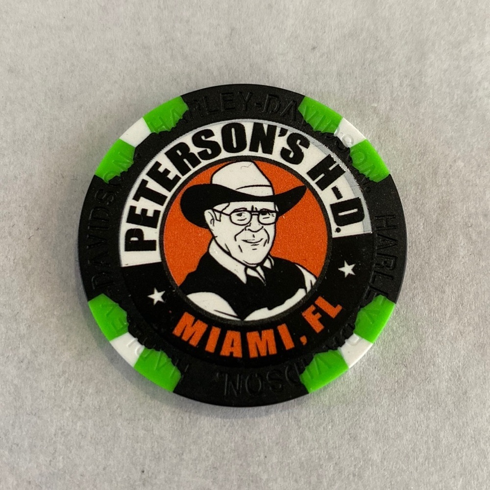 Harley-Davidson Poker Chip - Miami, Florida